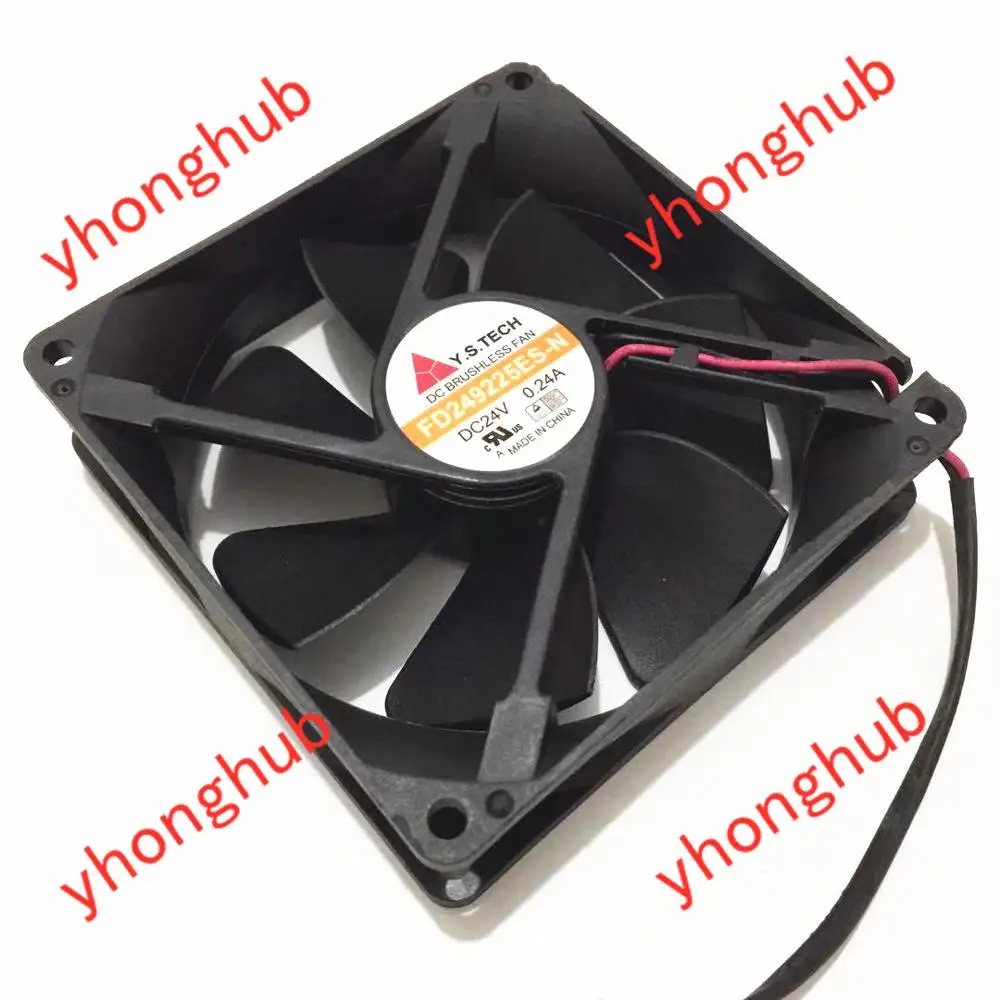 Y.S TECH FD249225ES N DC 24V 0.24A 92x92x25 мм вентилятор охлаждения