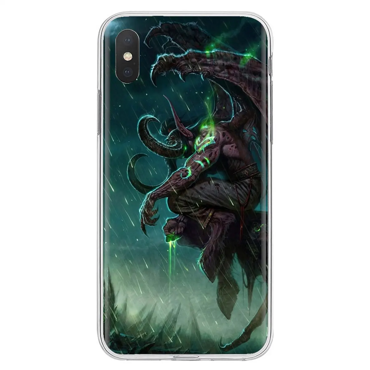 Силиконовый чехол для телефона iPhone 11 Pro 4 5 6 6S 7 8 X XR XS Plus Max iPod Touch Illidan Stormrage|Бамперы| |