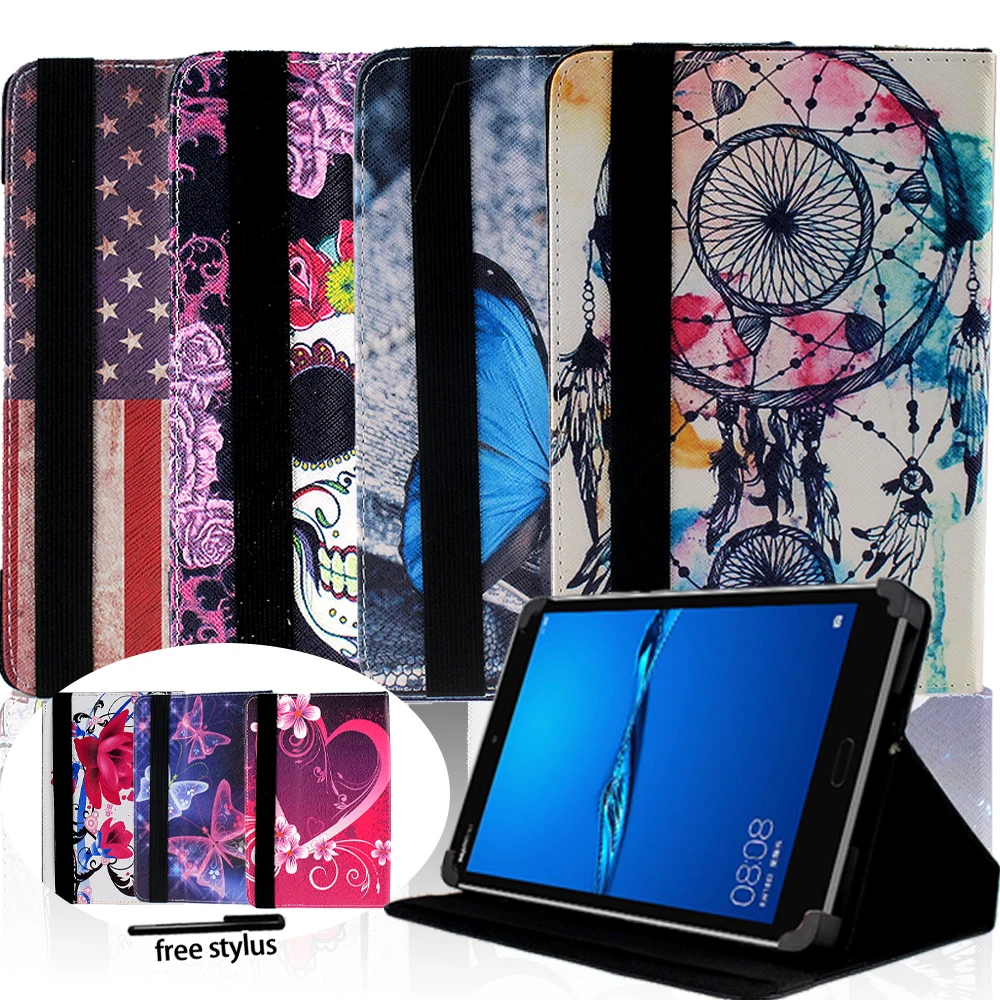 Универсальный чехол для Huawei MediaPad 7 / 10 X1 X2 /EE Eagle складной из искусственной кожи с защитой от падения +