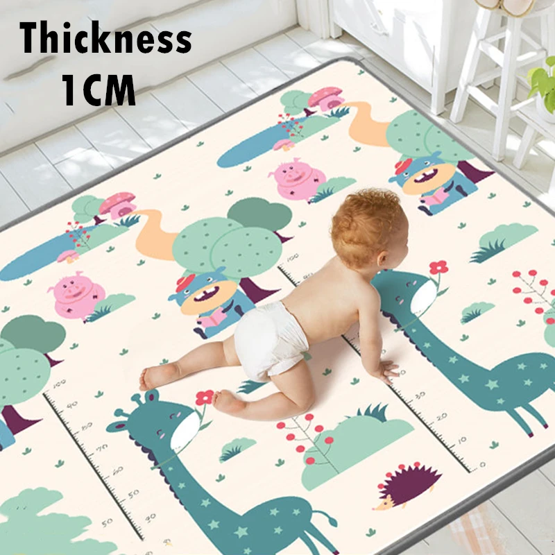 

1CM XPE Environmentally Friendly Thick Crawling Play Mat Folding Mat Carpet Play Mat for Children's Safety Mat Kid Rug Playmat