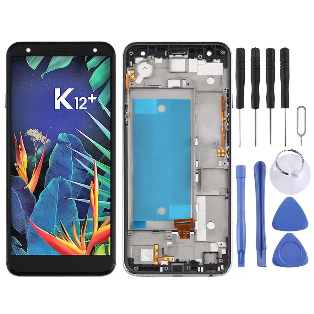 IPartsBuy для LG K40 LMX420 / X4 2019 K12 Plus ЖК экран и дигитайзер полная сборка с рамкой одна SIM