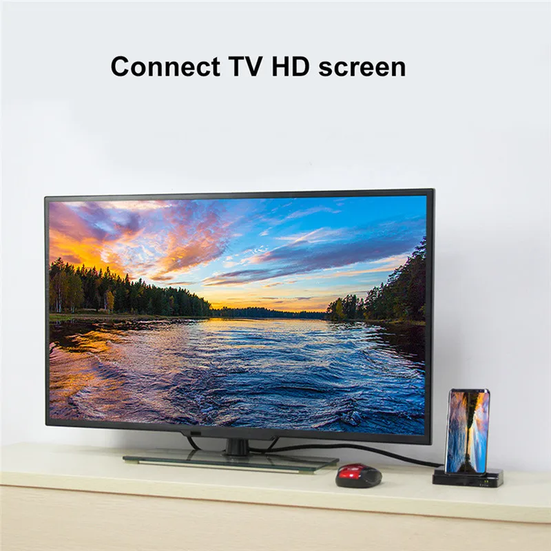Концентратор USB Type C док-станция для samsung S10 S9 Dex Pad станция USB-C к HDMI 2* USB3.0 USB-C SD TF PD концентратор док-станция адаптер питания