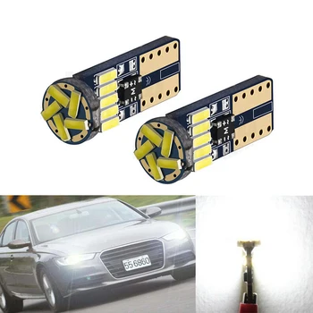

2x Canbus T10 W5W 168 194 LED Wedge Light No Error For AUDI A2 A3 8L 8P A4 B5 B6 A6 4B 4F A8 D2 TT C5 C6