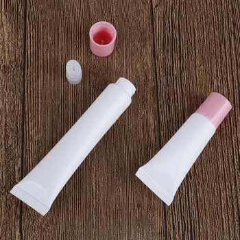 

10pcs Oblique Mouth Empty DIY Lip Gloss Supplement Tubes Cosmetic Storage Containers Ladies Make Up Lip Balm Lipstick Tubes