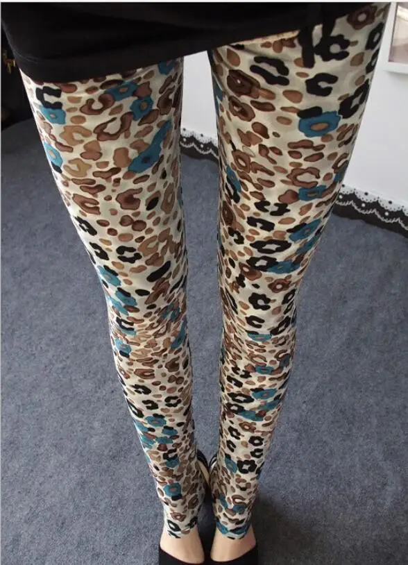 YSDNCHI Leopard Printing Leggins Women Pants 2021 Fashion Slim High Waist Elasticity Gym Fitness Sexy Push Up Leggins ribbed leggings Leggings