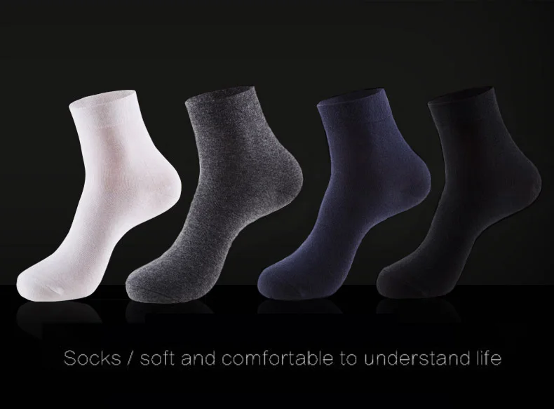 10 пар хлопок для бизнес на каждый день мягкие носки с лого команды мужские осенние дышащие мягкие средней толщины длинные носки