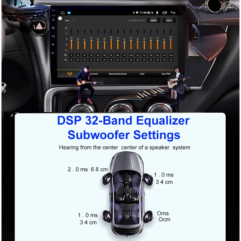 Funrover Android 10 0 автомобильный Радио мультимедийный видео плеер навигация GPS для Subaru