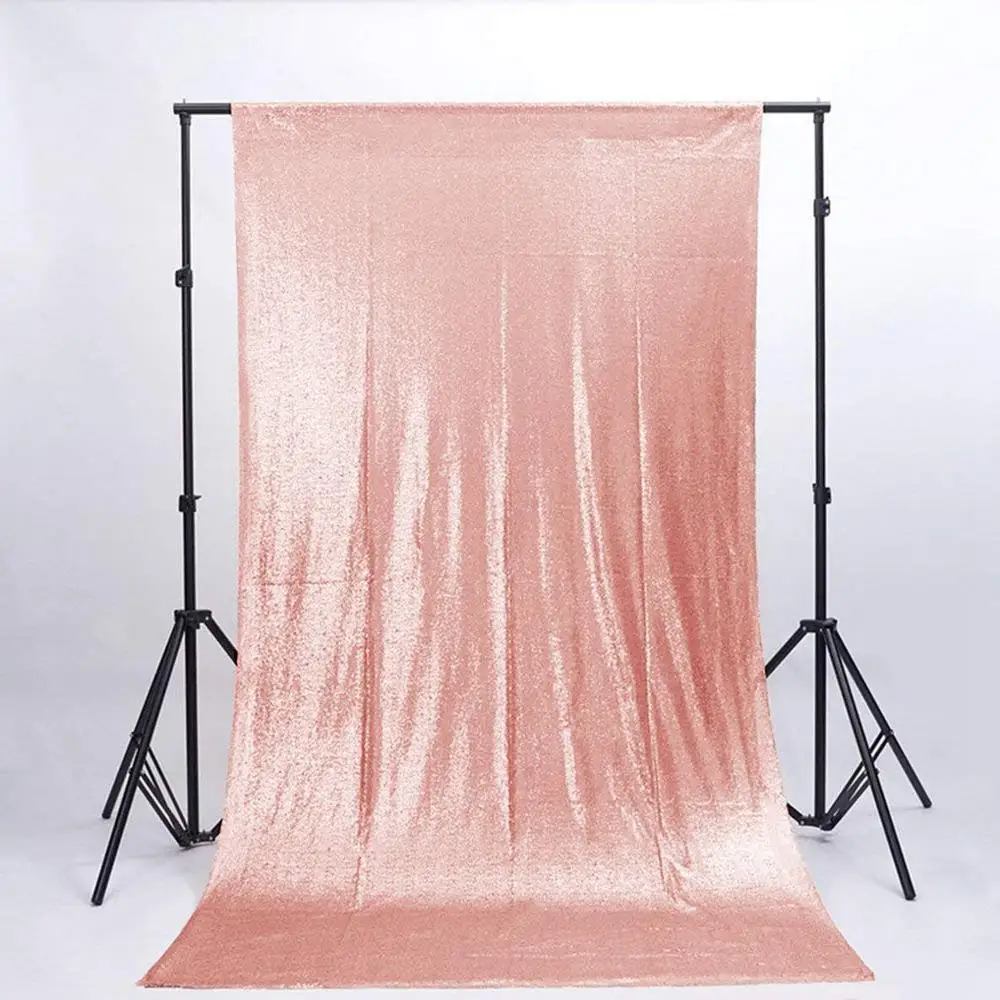 Pink Shinybeauty Вечерние Розовые Свадебные украшения сценический свадебный фон Curtain-M190729 - Цвет: Pink