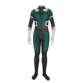 

My Hero Academia Midoriya Izuku Kostuum Cosplay Costume Christmas Kids Adult Superhero Bodysuit Suit Jumpsuits Rompers costume