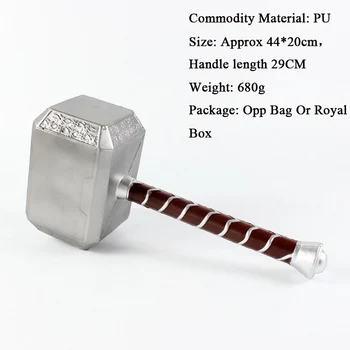

1:1 Thor Axe Hammer Cosplay Weapons Movie Role Playing Thor Thunder Hammer Axe Stormbreaker Halloween Party Props 73cm 44cm