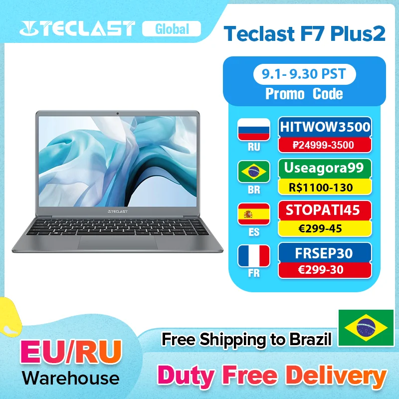 Ноутбук Teclast F7 Plus 2 14 1 дюйма Windows 10 8 ГБ ОЗУ 256 Гб SSD Intel Celeron N4120 UHD Graphics 600 | Компьютеры и