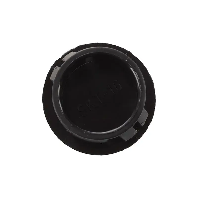 100 Pieces Black Plastic 5/8" Dia Hole Locking Plugs