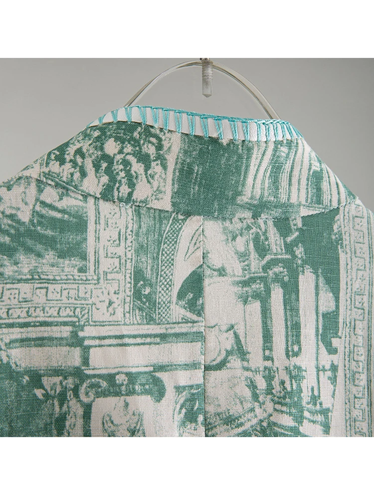 Big brand heavy craft Retro linen 3D printing