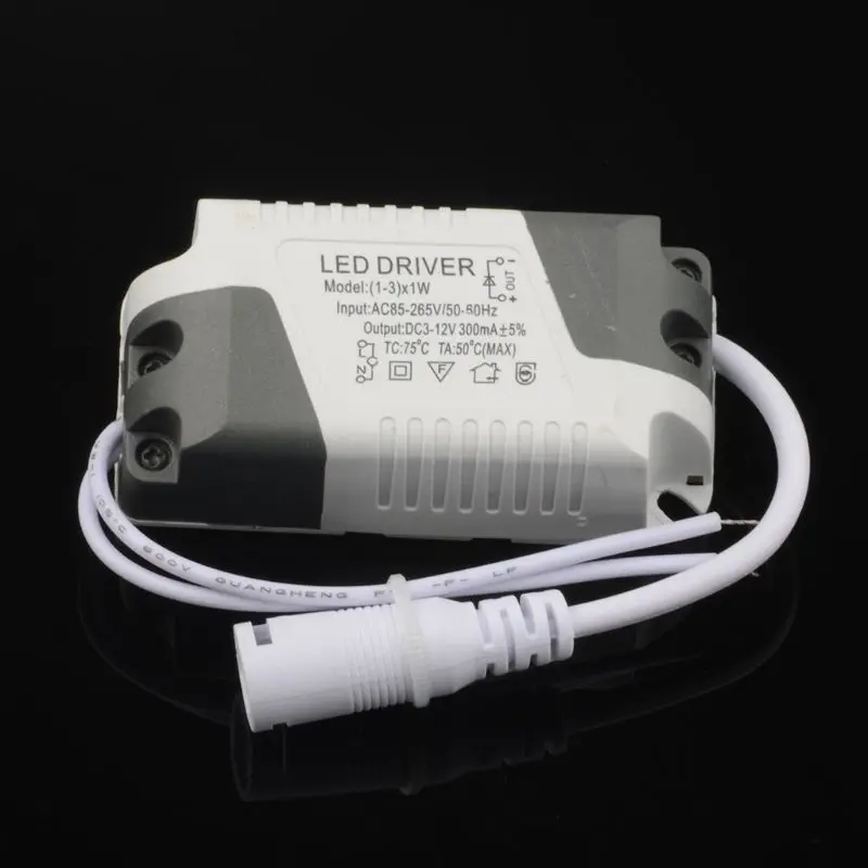 Светодиодный драйвер постоянного тока AC85 265V 1 3 Вт 4 7 8 12 18 25 источник питания