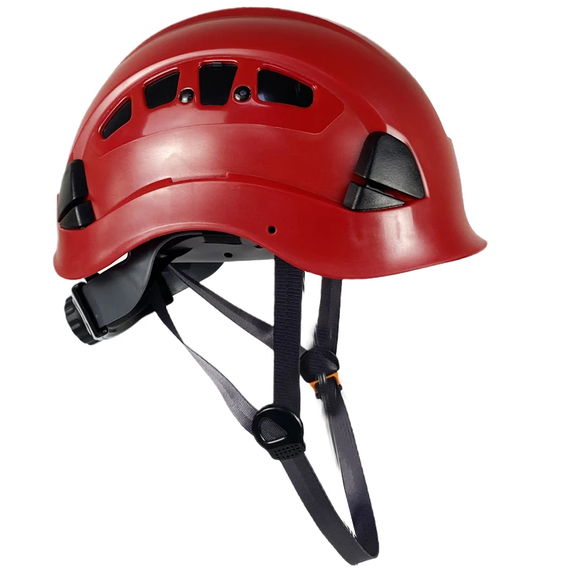 Rock Climbing Safety Helmet Caving Hard Hat Cap Head Protector Black