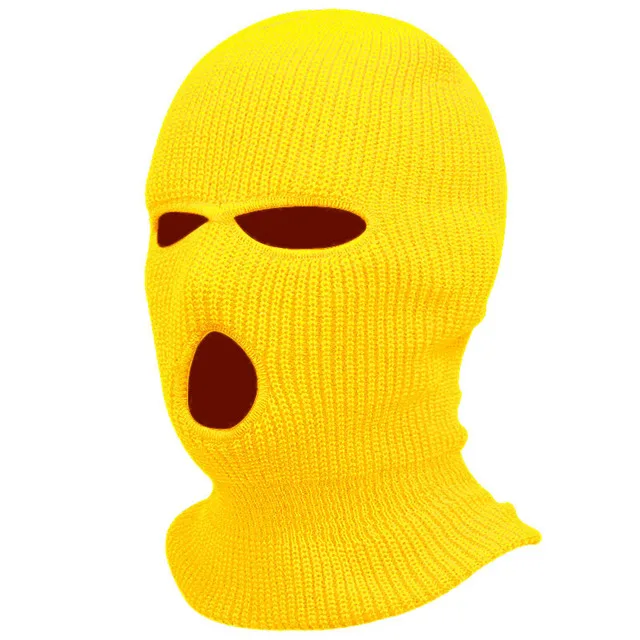 beanie cap for men Fashion Neon Balaclava Three-hole Ski Mask Tactical Mask Full Face Mask Winter Hat Party Mask Limited Embroidery bone masculino mens winter hat skullies Skullies & Beanies