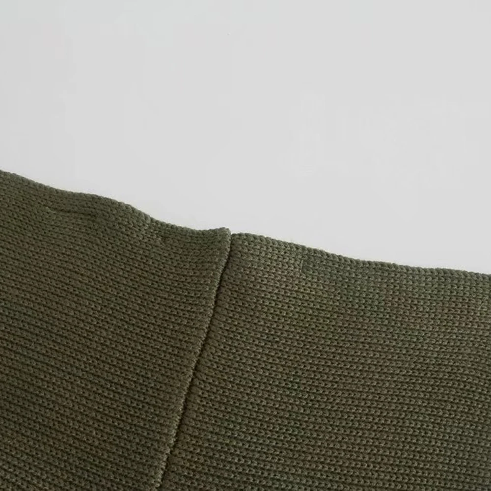 Knitted Skirt Suits For Women Two Piece Set Women Skirt Zipper Solid Color Tops High-Waisted Mini Skirt 2021 Women Knitted Suit