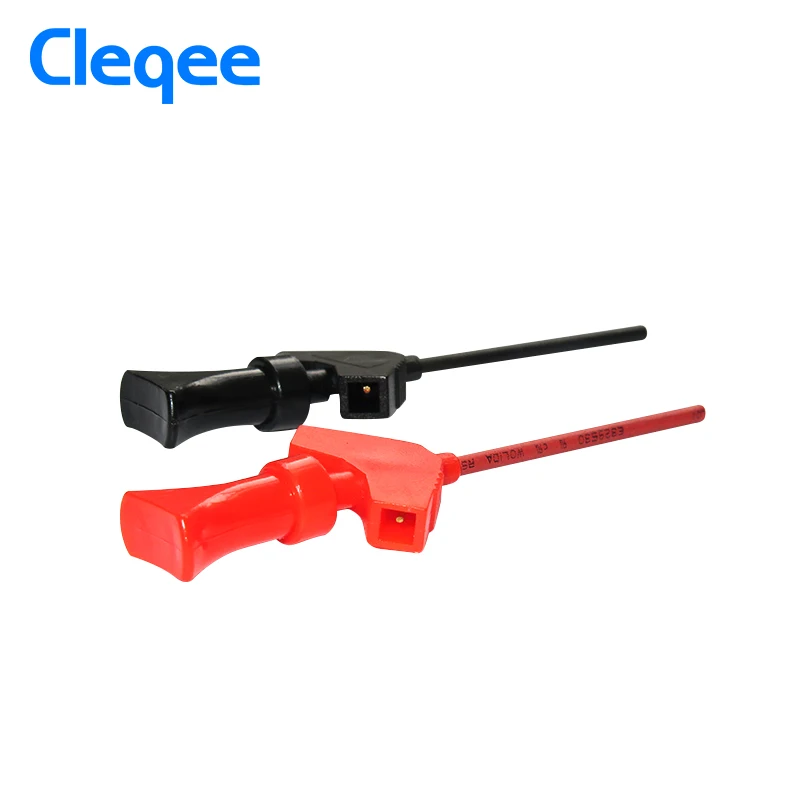 Cleqee P5003 10 шт. мини захват SMD IC Тест Крюк Клип Датчик перемычки Логический анализатор тест ing аксессуары Горячая Распродажа