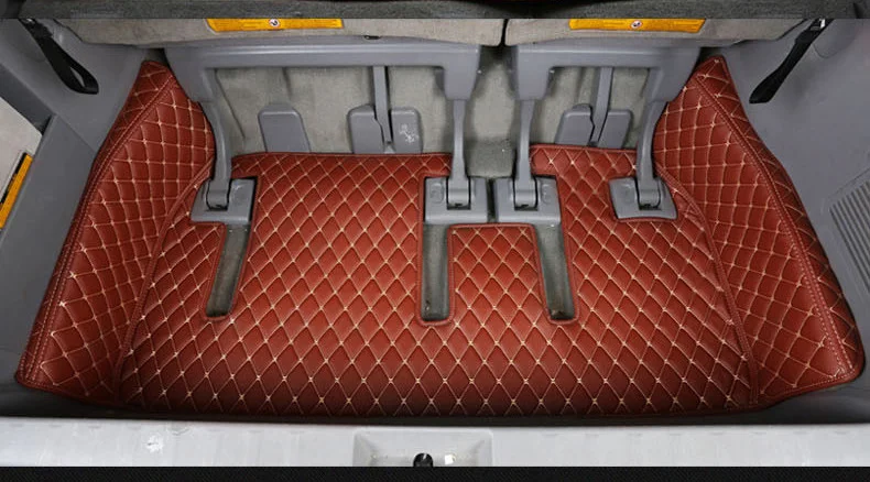 Lsrtw2017 кожаные автомобильные коврики для toyota sienna 2004 2011 2012 2013 интерьерные аксессуары XL30 ковер