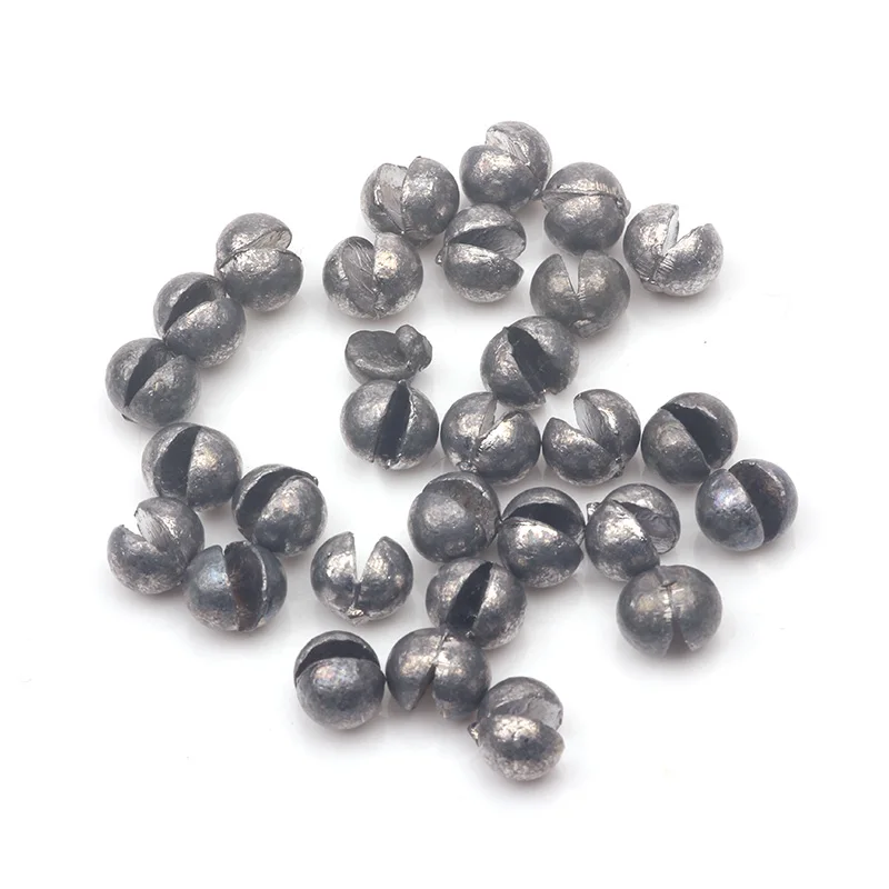 

Rompin 50pcs/lot 0.2-2.1g G4-7B Carp Fishing Solid Oval Split Shot Lead Explosion Sinker Fishing Lure weight Accessories tool