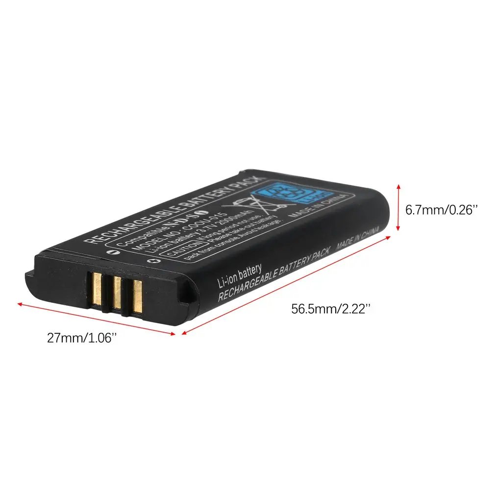 600mah 3,7 v аккумуляторная батарея для NDSI аккумулятор для джойстика аксессуары для ремонта