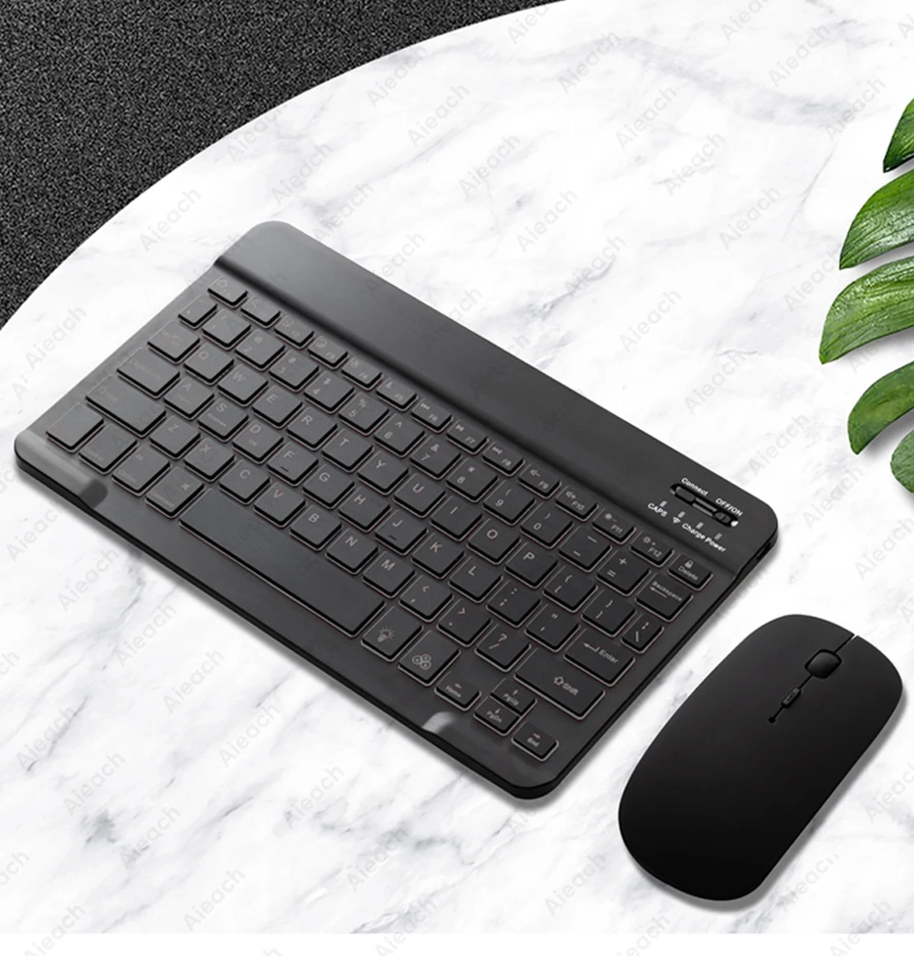 Tablet Wireless Keyboard For iPad Samsung Xiaomi Huawei Teclado Bluetooth-compatible Keyboard and Mouse For iOS Android Windows