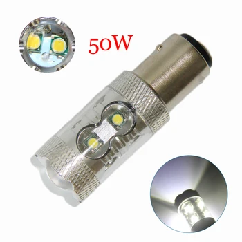 

1PCS * High Power S25 1157 P21/5W 10 smd Chip Led Light Bulb Car Reverse Backup Light Brake Light Car Brake Lamps DC 12V 6000k