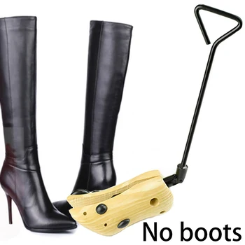 

Practical Adjustable Length Keeper Boots Expander Unisex Support Universal Holder Anti Crease High Heels Wooden Shoe Stretcher