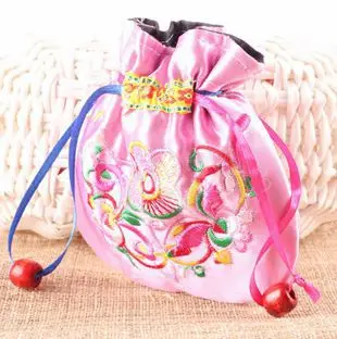 

Ethnic-Style Fabric Jewelry Storage Bag Marriage Red Packet Candy Packages Export Scenic Area Gift