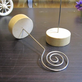 

10pcs/set Card Holder Round Shape Clips Place Card Holder/Photo Holder Wedding Table Decoration Gifts