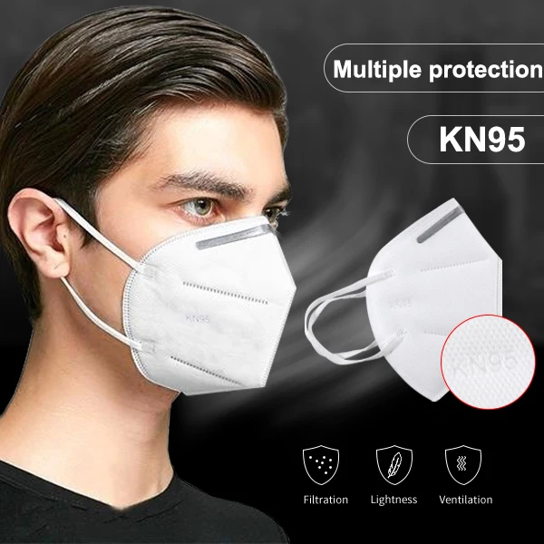 US $12.49  US stock 5/10PCS KN95 Mask Antivirus Flu Anti Infection KN95 Mouth Masks PM2.5 Protective Safety Fa