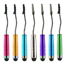 Мини стилус для сенсорного экрана, ручка с защитой от пыли, для ipad, iphone, для емкостного экрана, телефона, планшета, ПК в подарок, 2000 шт