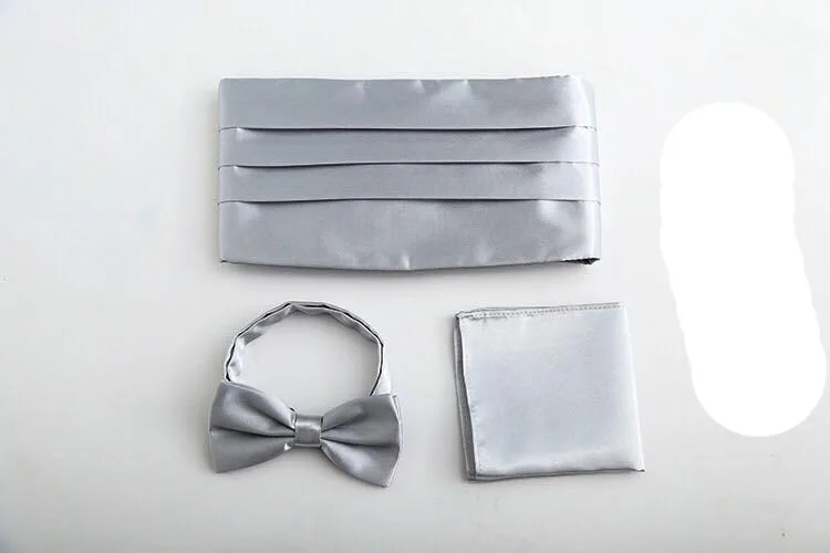 Gray suit 2 Deepeel, 1 шт., 13 см* 80-115 см, мужской костюм, широкие пояса, галстук-бабочка, карман, полотенце, костюм из трех предметов, Шелковый мужской пояс YK692 - Цвет: Gray suit 2