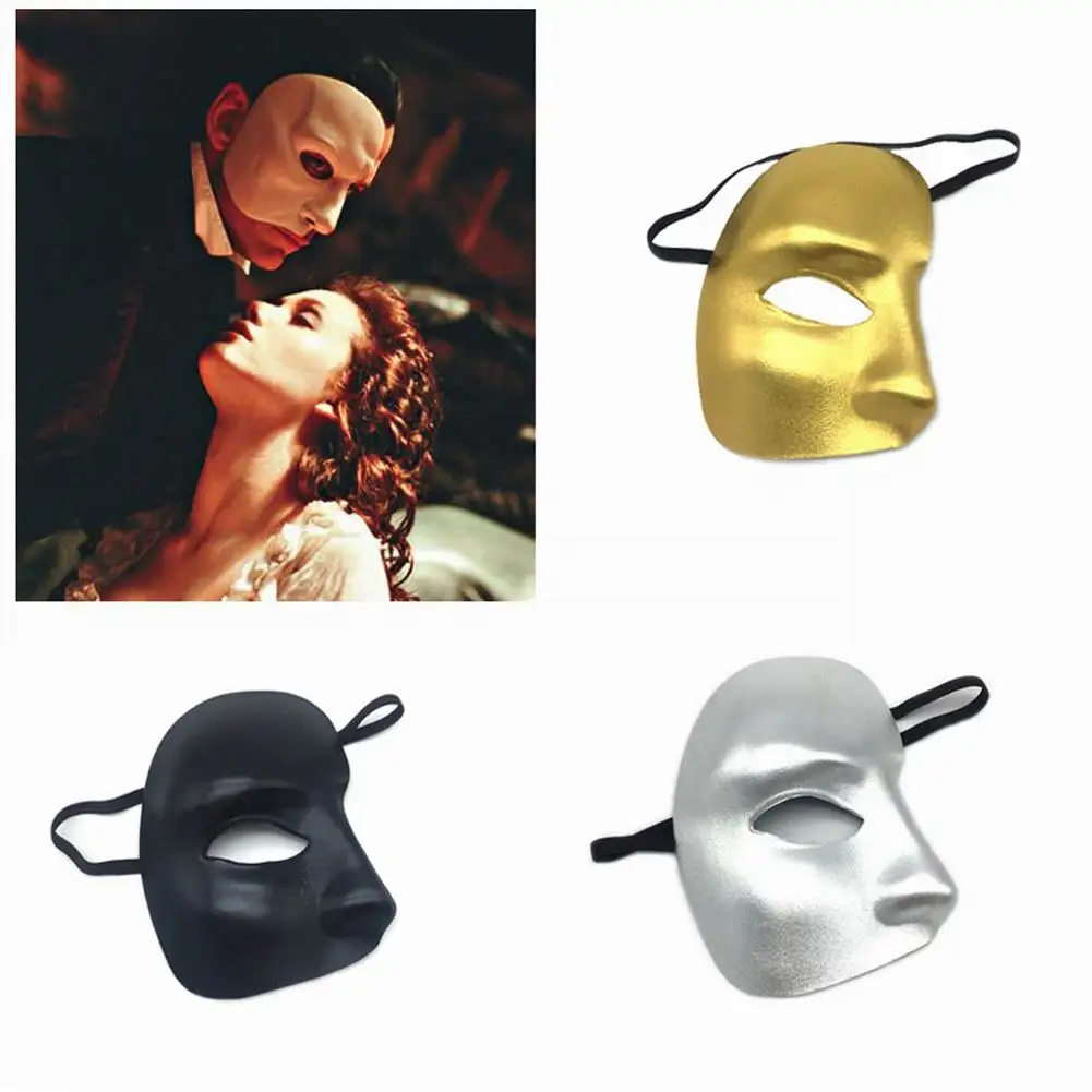 

Venetian Masquerade Masks for Men and Women Phantom Half Mask for Masquerades Balls Parties