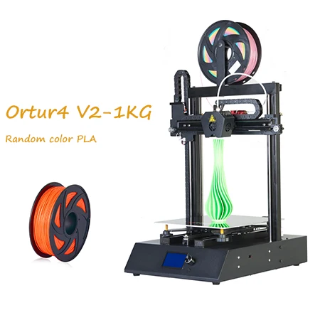 Ortur4V2-1kg Ortur4 стальной корпус и линейная направляющая Impresora 3d настоящая 0,1 мм точность печати Imprimante 3d температурная защита 3d принтер - Цвет: Ortur4V2-1kg
