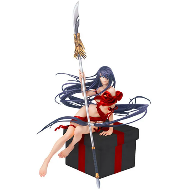 " Аниме сексуальные фигурки Ikkitousen Kanu Unchou GuanJie украшения ПВХ фигурка Коллекционная модель игрушечная коробка 24 см V182