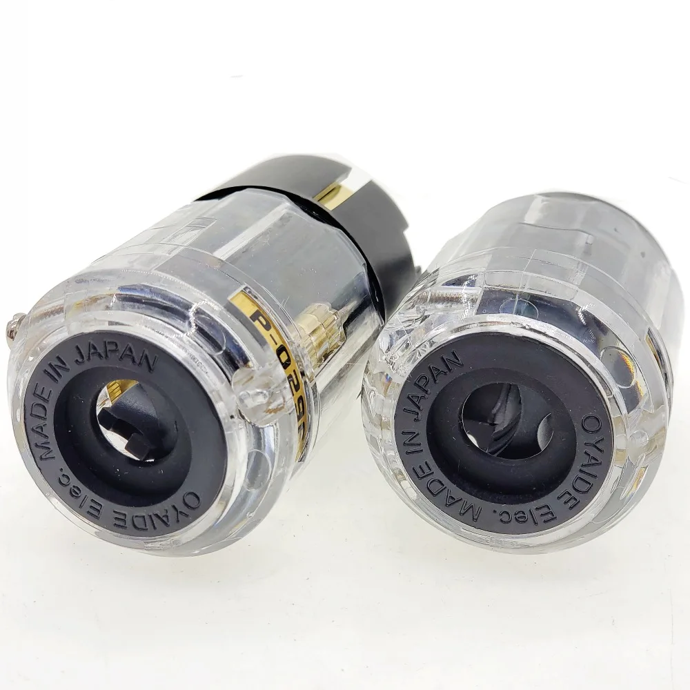 Позолоченный P-029E с покрытием Oyaide+ C-029 разъем питания Schuko hifi IEC разъем MATIHUR DIY для аудио пары переходник пара