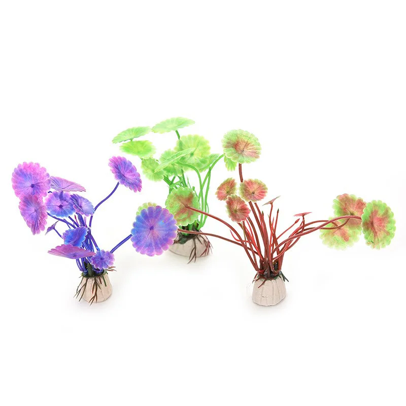 Пластиковые растения 1 шт. водное чудо-орнамент декоративный ландшафт для