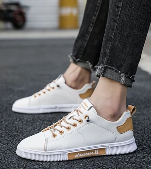 

High Quality Brand Men Casual Shoes Hot sale Spring Autumn Casual Shoes Men Breathable Fashion Casual Men Shoes White