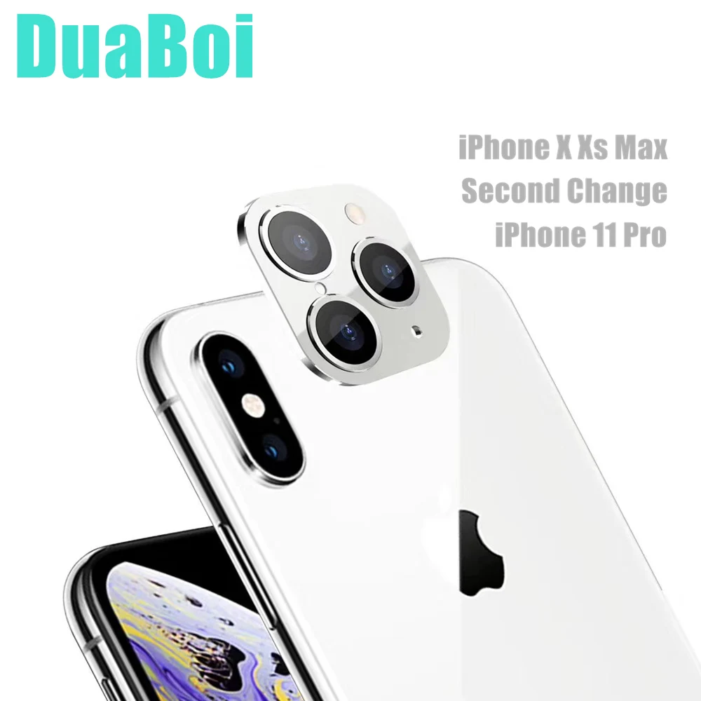 Роскошный Металлический стерео объектив для iPhone 11 Pro, титановый сплав, крышка для объектива камеры для iPhone X XS MAX, крышка для объектива
