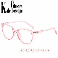 Готовые Очки для близорукости, женские ретро очки с коротким прицелом для мужчин, диоптрийные очки унисекс-1,0-2,0-3,0-4,0-4,5-5,0