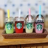 5PCS Cute 1/12 Scale Mini Coffee Juice Milk Cups Miniature Dollhouse Mugs Drinks for Blyth Barbies Doll House Kitchen Toy 1