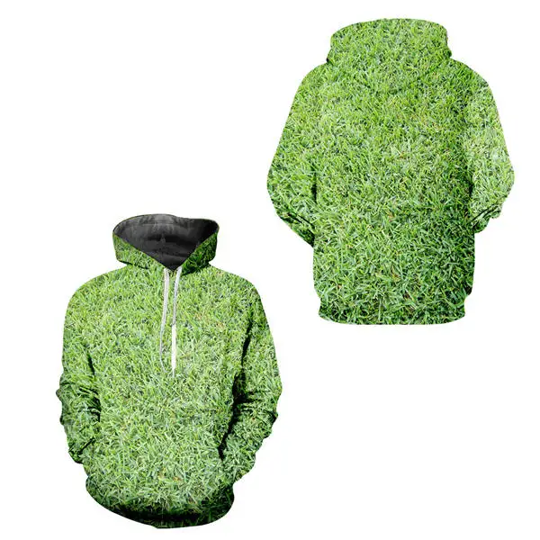green grass hoodie Пользовательские S-6XL хипстер мужские наборы зеленая трава толстовка на молнии брюки набор унисекс хип хоп толстовки пуловер спортивный костюм - Цвет: green grass hoodie
