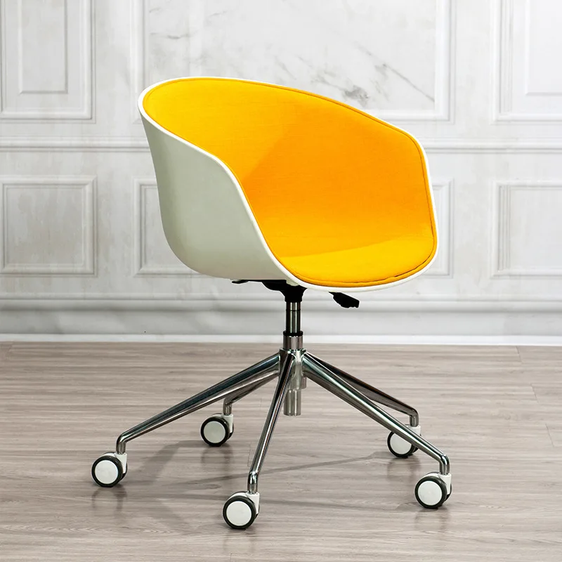 Nordic Computer Chairs Cheap Modern Leisure Swivel Chairs Creative Living Room Furniture Office Chairs Gold Metal Chair Cadeira Nordic Computer Chairs Cheap Modern Leisure Swivel Chairs Creative Living Room Furniture Office Chairs Gold Metal Chair Cadeira