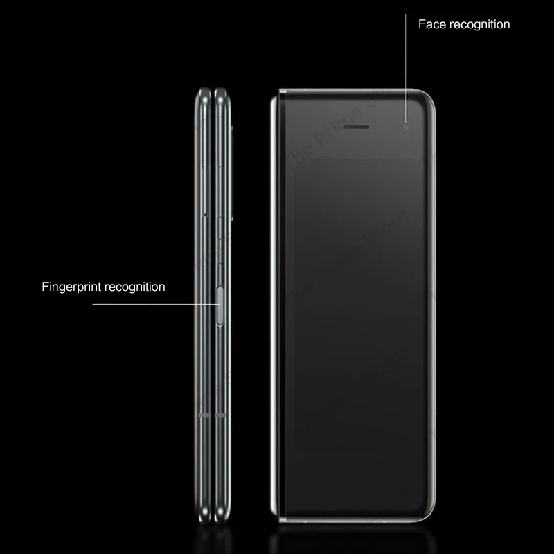 Samsung Galaxy Fold Snapdragon855 7," AMOLED складной экран NFC 2x zoom 12G 512G Беспроводная зарядка 6 камер 16 МП отпечаток пальца+ распознавание лица