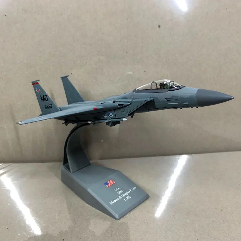 Amer военная модель 1: 100 ВВС Америки F-15 Орел-тяжелые истребители модель самолета из сплава игрушка