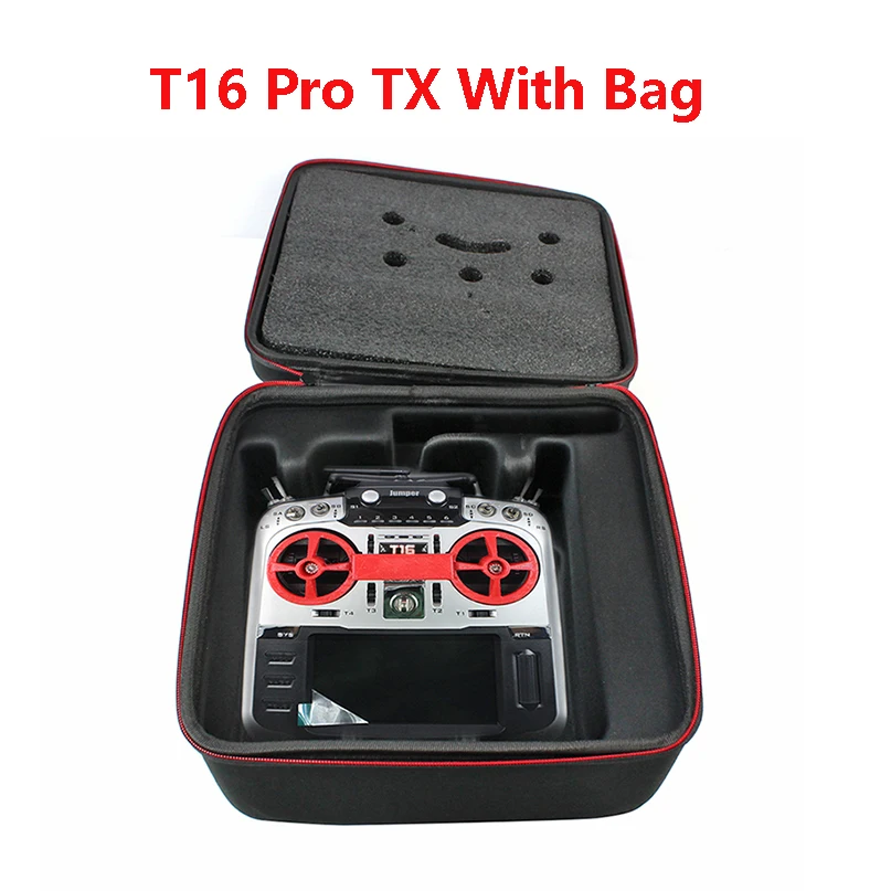 

Jumper T16 Pro Hall Gimba l16CH Open Source Multi-protocol Radio Transmitter JP4-in-1 RF R1 R8 Rx Protective Handbag Case Bag