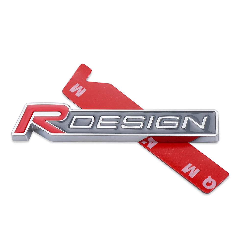 Стайлинга автомобилей R дизайн Стикеры эмблемы для Volvo Rdesign XC90 S60 XC60 V70 S80 S40 V50 V40 V60 C30 S70 S90 V90 аксессуары