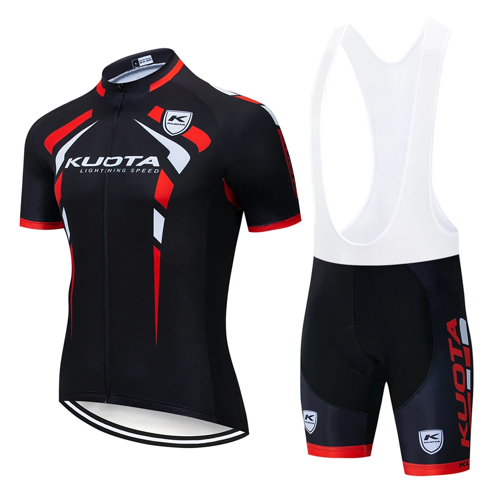 2019 Team kuota Cycling Jerseys Bike Wear clothes Quick-Dry bib gel Sets Clothing Ropa Ciclismo uniformes Maillot Sport Wear