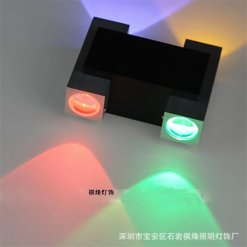 Led4w Binoculars Aluminum Wall Lamp Corridor Hallway Decorative Lights Ambience Light KTV Bar Clubhouse Wall Light Bulb